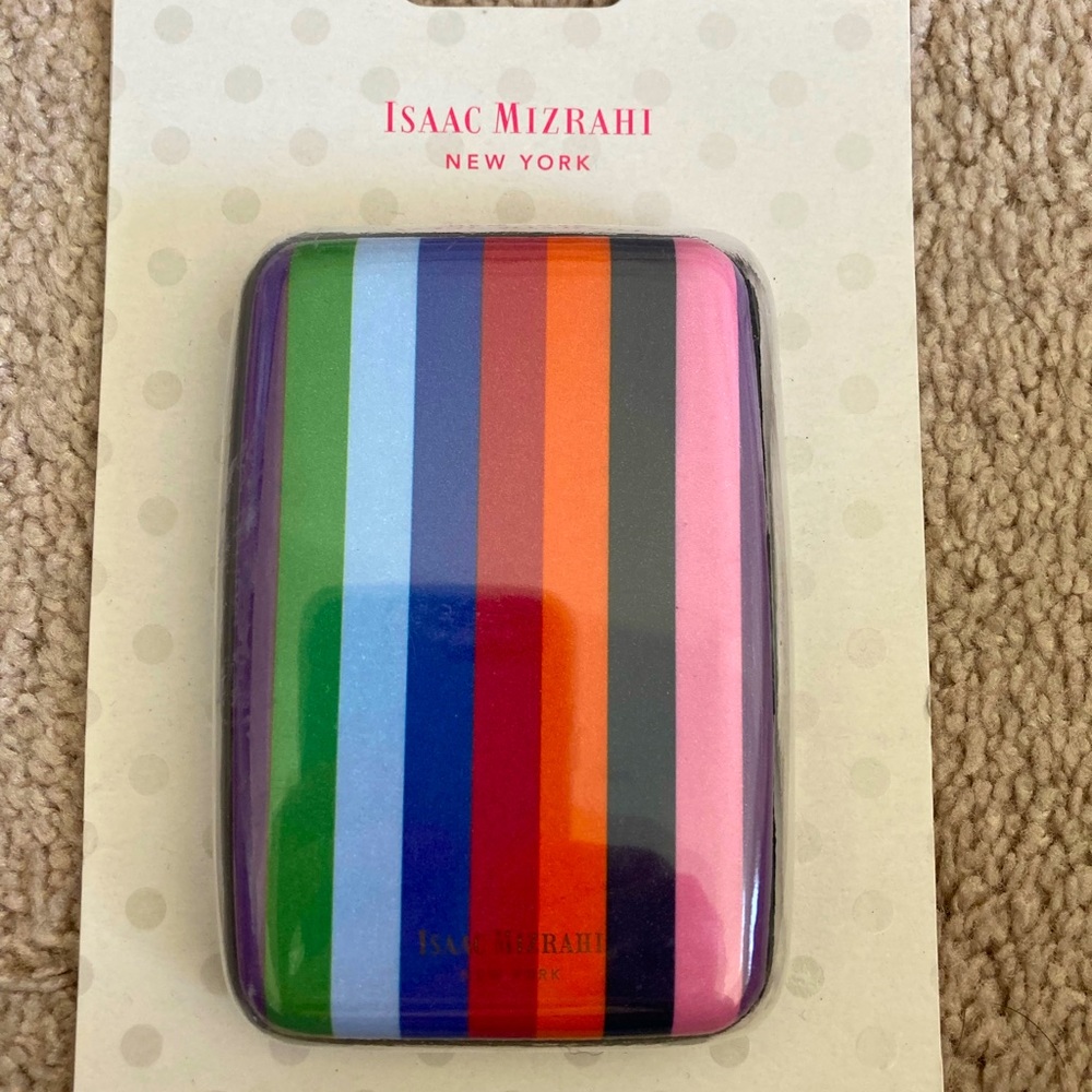 NEW Isaac Mizrahi Aluminum Wallet
